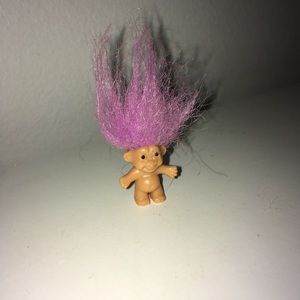 Vintage 90’s Troll doll charm pendant by RUSS
